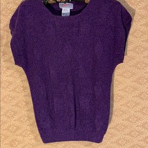 Wyndham Silk/cotton/rayon sleeveless sweater